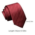 thumbnail image 3 of Men's Tie Formal Uniform Ties Formal Look Adjustable Neck Ties Necktie Uniforms / Wedding Accessories Tie Closure, 3 of 4