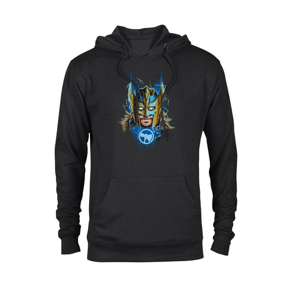 Marvel Thor: Love and Thunder Golden Armor Thor - Pullover Hoodie for Adults - Customized-Black