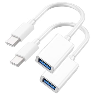 Adaptateur OTG USB-C – Pour Transfert De Données Et Connexion – Compatible Samsung S21, S20, S10, S9 – Doré
