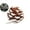 A, variant on VQPeo Natural Pinecones w/White Edges, Christmas Tree Ornaments & DIY Decor (6pc/9pc Pack)