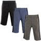 thumbnail image 1 of Hudson Baby Pantalones Y Mallas Unisex De Algodón Para Bebé, Color Negro Y Azul, 12-18 Meses, 1 of 1