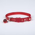 thumbnail image 4 of Juego de 4 Uds. De Collar para gatito ajustable (22,5-27,5 cm) con campana y hebilla de seguridad, Collar para gato, gatito y cachorro, 4 of 5