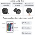 thumbnail image 3 of AIMTYD AIMTYD Character Zhongli 3D Illusion Lamp LED Night Light Game Gift Table Decor Lamp,Remote Control (43064), 3 of 6