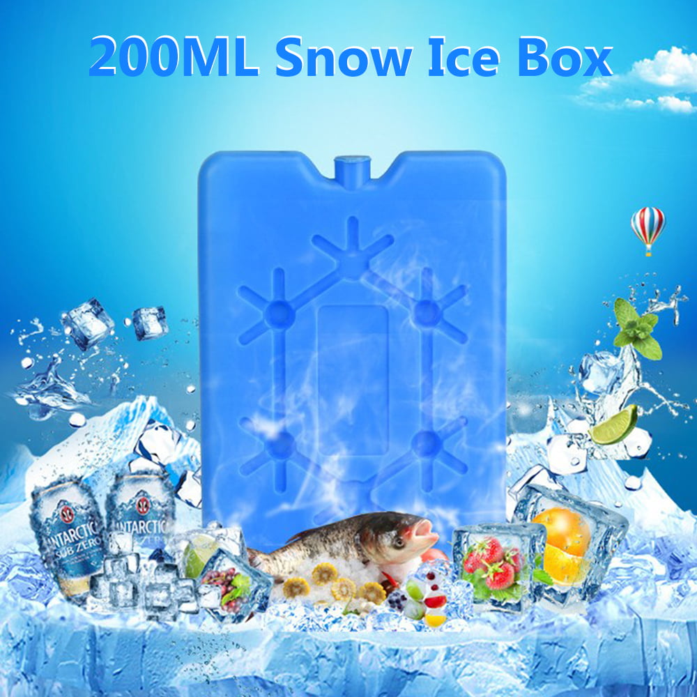 THERMOS 100g TWIN ICE PACK x2 BLOCKS TRAVEL BLOCK FREEZER COOL COOLER BOX BAG 