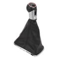 thumbnail image 2 of Perilla de Palanca de Cambios de Coche, Palanca de Cambios, Cubija Antipolvo Para Maletero, Reemplazo de Cuero Artificial de Alta, ABS, Fácil Instalación para MK4 Bora, 2 of 7