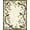 Green Brown, Pattern 3, variant on Design&I 4'x6' Washable Area Rug Moody Whimsical Bird Botanical Vintage Scroll Foliage Border for Dorm Room, Living Apartment, Flatweave Daily Traffic Ready