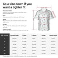 thumbnail image 3 of Yiaed Strawberry Print Hawaiian Shirt for Men Short Sleeve Button Down Shirts Beach Shirts for Men-3X-Large, 3 of 5