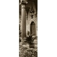 thumbnail image 2 of Blaustein, Alan 11x24 Gold Ornate Wood Framed with Double Matting Museum Art Print Titled - Portico - Umbria, 2 of 4