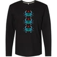 thumbnail image 3 of Inktastic Blue Crab Lover Long Sleeve T-Shirt, 3 of 5