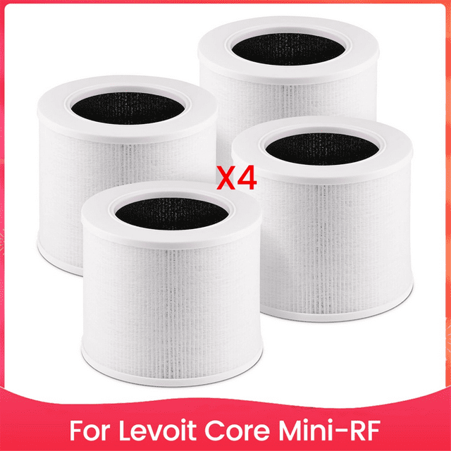Accesorios de Elementos de Filtro Purificador de Aire de 4 Piezas Compatibles con Accesorios de Repuesto para Purificador de Aire para Core Mini