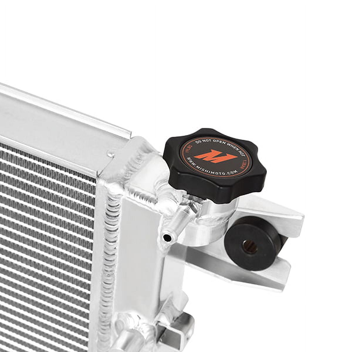 Mishimoto MMRAD-WRA-07V2 Aluminum Radiator, Compatible with Jeep Wrangler JK, 2007-2017, Silver