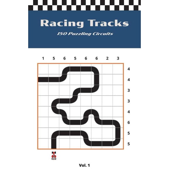 Racing Tracks: 150 Puzzling Circuits, (Paperback)