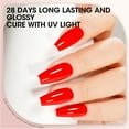 thumbnail image 4 of Gellen Gel Nail Polish, 18ml Hot Red Nail Polish Soak off UV LED Nail Gel Polish Nail Art Manicure Salon at Home DIY Gel, Gifts for Women Girls, 4 of 9