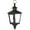 Black Style Decorative Geometric Light House Square 7" x 7" x 16", variant on DecMode Black Metal Light House Style Decorative Candle Lantern with Ring Handle