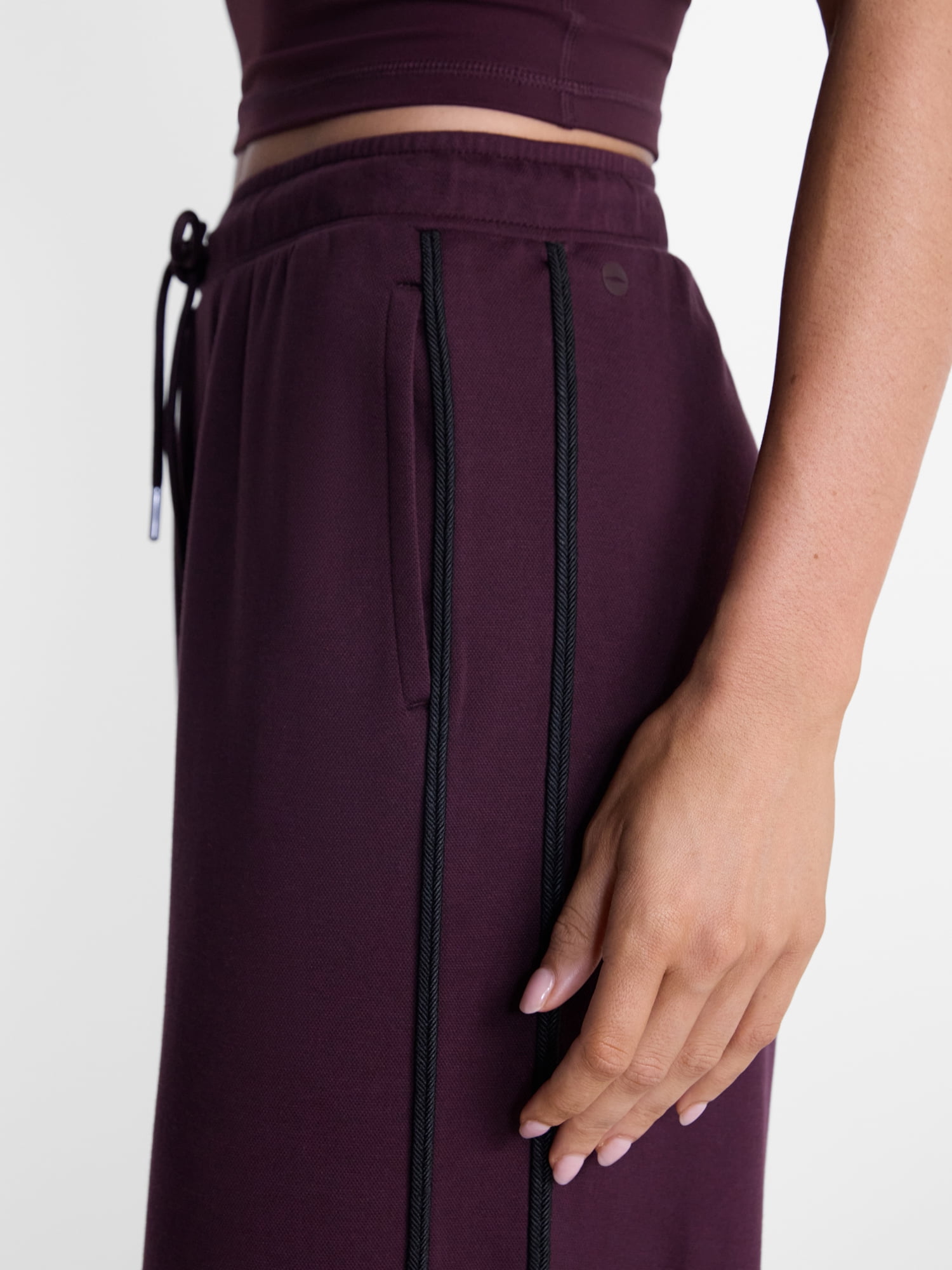 Avia Women's Pique Knit Track Pants, 31" Inseam, Sizes XS-XXXL