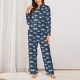 thumbnail image 2 of Naloa Submarine With Periscope Pajamas for Women Set, Womens Pajama Sets, Lounge Sets for Women, 2pjs for Women-Medium, 2 of 7