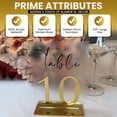thumbnail image 3 of EcoNesxp Frosted Acrylic Table Numbers UrbanMingle Table Numbers, 3 of 5