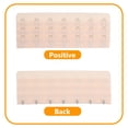 thumbnail image 2 of Shisuyan 3pcs Stainless Steel Bra Extender 7 Hooks 3 Rows Elastic Bra Band Hook Strap Extensions for Women, 2 of 9