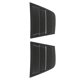 thumbnail image 4 of 2PCS Car Exterior Side Window Louvers Carbon Fiber Style Replacement for Dodge Charger 2011?2021Black, 4 of 5