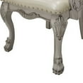 thumbnail image 4 of Aurora 26 Inch Tufted Dining Armchair Set of 2 Faux Leather Bone White, 4 of 6