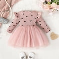 thumbnail image 5 of Zshosam Dresses for Toddlers Girl Dress Toddler Dresses Girl Dress for Communion Long Sleeve Size 2T 3T,(Pink 2-3 Years), 5 of 6
