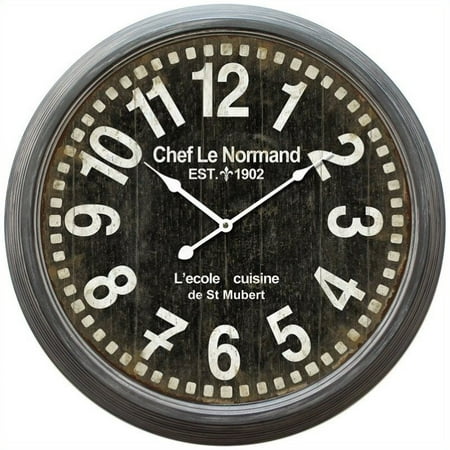 UPC 845805045791 product image for Yosemite Circular Skip Movement Wall Clock with Gray Iron Frame | upcitemdb.com
