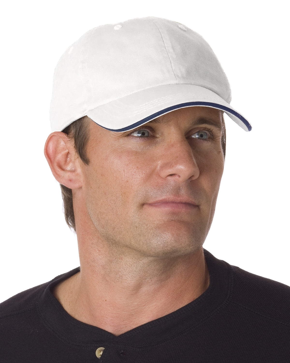 Washed Cotton Unstructured Sandwich Cap 