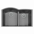 thumbnail image 5 of LaToscana AM8620-64UG 34 in. Elegance Undermount Quartz Double Bowl Kitchen Sink in Brown, 5 of 5
