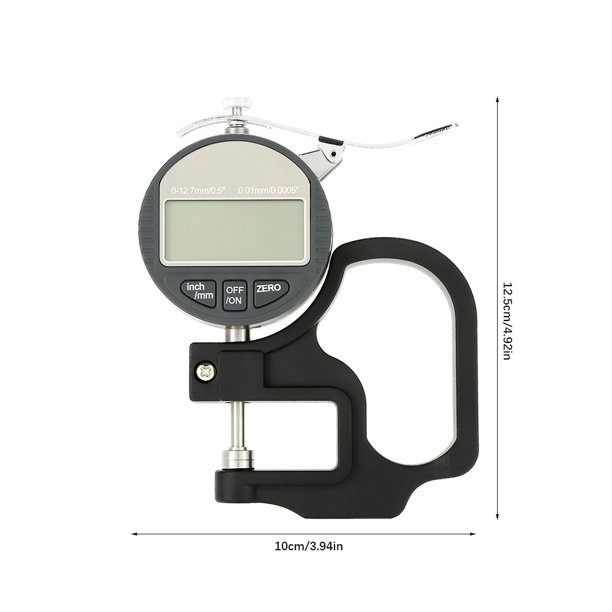 Tebru Paper Thickness Gauge, Digital Thickness Gauge,Digital Display