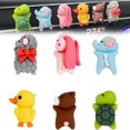 thumbnail image 1 of ¡Liquidación! Accesorios de escritorio Accaprate, adorno de resina, minimuñecos de animales, decoración, adorable adorno para retrovisor de coche, divertido mini adorno para coche, mini adorno de, 1 of 8