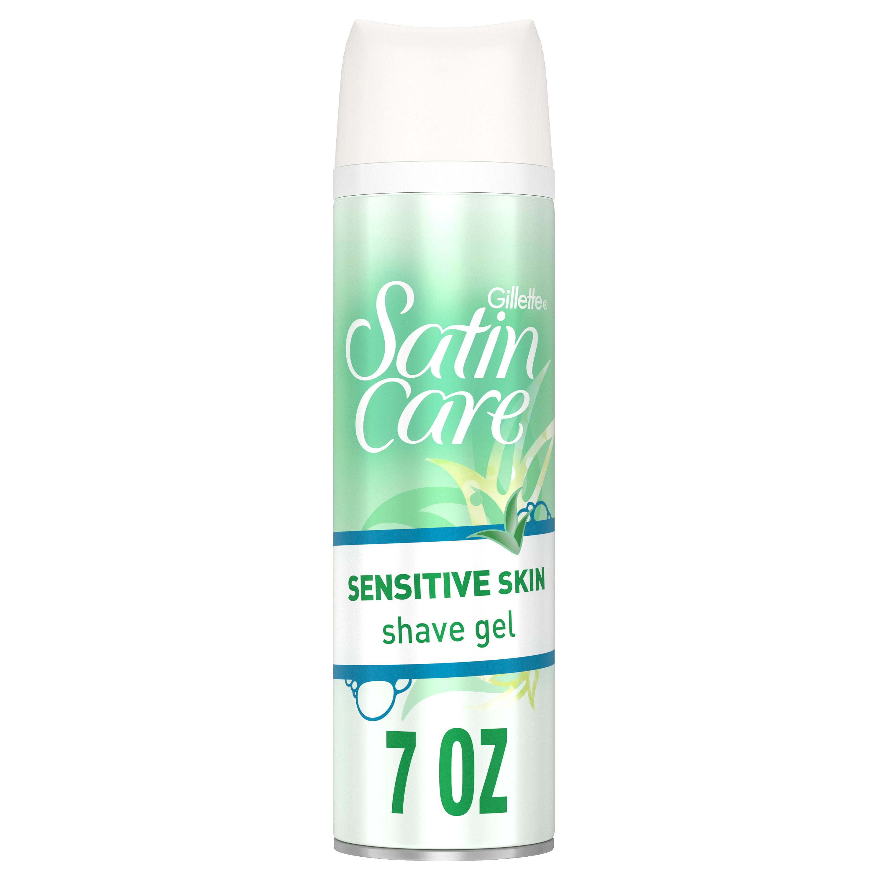 Gillette Venus Satin Care Sensitive Skin Shave Gel, Shaving Cream for women, with aloe