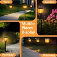 thumbnail image 4 of Magicorange 4 Pack Upgrade Solar Torch Lights with Flickering Flame, Waterproof Outdoor Solar Lights for Christmas, Garden, Landscape, Path, Yard, Patio, 4 of 8