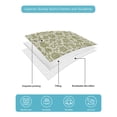 thumbnail image 5 of Green Floral Twin Size Down Alternative Comforter, Lightweight Comforter Quilt Bedding Set with Pillow Shams Vintage Rustic Botanical Spring All Seasons Bed Comforter Duvet Insert 68"x86", 5 of 7