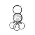 thumbnail image 1 of Planta de luz de color dibujo Art De acero inoxidable Anillo de metal llavero llavero clip auto regalo, 1 of 3