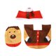 thumbnail image 1 of Juego de alfombras navideñas para asiento de inodoro, alfombrilla antideslizante para pedestal, decoración de baño de Navidad, animal Yuarrent HA001041-03, 1 of 6