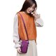 thumbnail image 3 of Bolso bandolera unisex, bolso de hombro impermeable con bolsillo en efectivo Irfora  borgoña, 3 of 7