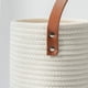 thumbnail image 4 of Paquete de 2 cestas colgantes de yute, 7,87 x 7 pulgadas, cesta de cuerda colgante de helecho tejido pequeño, cesta de flores, plantas, cesta de pared, juego de decoración bohemio Adepaton LRWJ681-3, 4 of 7