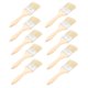 thumbnail image 1 of Pinceles De Madera Para Pintar, 10 Uds., Lana Artificial De 2,5 Pulgadas Con De Madera Para Pintar Pegamentos, Barnices, 1 of 7