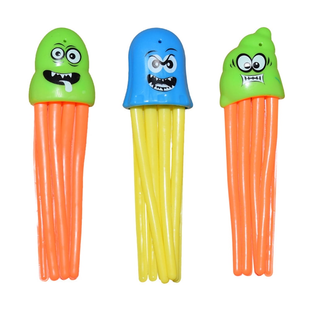 3pcs Kids Plants Toy Swimming Pool Octopus Shape Diving Training Random