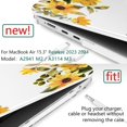 thumbnail image 3 of Funda para MacBook Air de 15 pulgadas M3 M2 2024 2023 A3114 A2941 con Touch ID, carcasa rígida con pantalla, 3 of 4