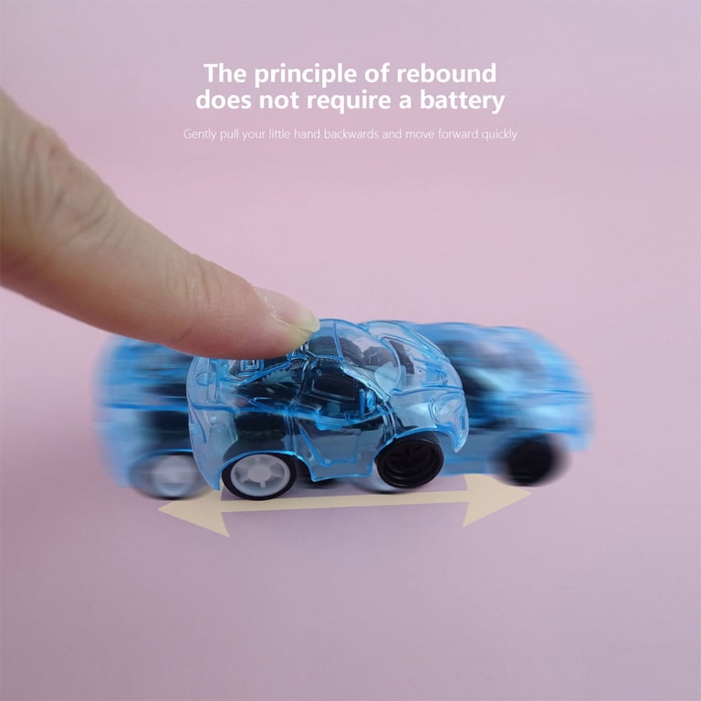 ArtCreativity Pullback Mini Police Toy Cars For Kids, Set Of 12, Pull Back Racer