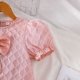 thumbnail image 6 of Larisalt Toddler Girl Summer Clothes Puff Sleeve Bow Design Dress Baby Girls Casual Dresses Age 8-12Y, 6 of 6