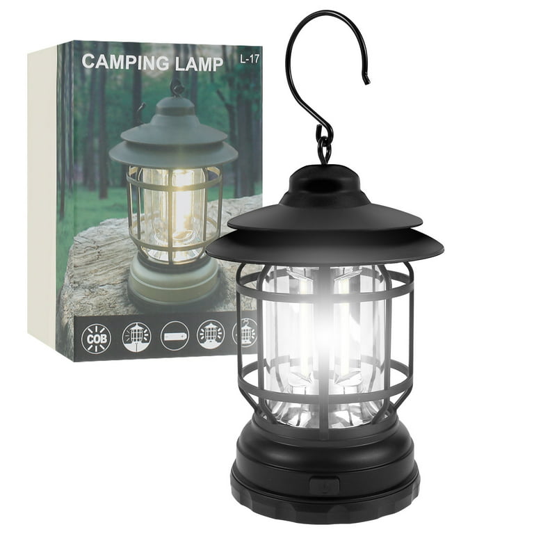Austok Camping Lantern,Battery Powered LED Camping Lantern,Portable Camping Lantern Light,Waterproof Tent Light for Outdoor Hiking Fishing Garden
