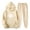 Beige winter 2 piece sets, variant on Cyber&Monday Deals Usmixi Deals Womens Hoodies Sets Jogger Pants 2 Piece Outfits Set for Women Trendy ECH Print Hooded Sweatshirt Sweatsuits Set with Pocket Plus Size Casual Lounge Sets Fall Saving
