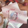 thumbnail image 4 of Tarjeta de felicitación navideña de piel de vaca retro, tarjeta de regalo navideña, linda tarjeta plegable de dibujos animados, tarjeta con mensaje de bendición con sobre, 4 of 6