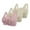 Pink 2, variant on Kaemgyyd 3 Pc Women's Plus Size Front Closure Bras Trendy Print Button Full Coverage Bras Seamless No Underwire Lift up T Shirt Bra
