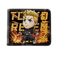 thumbnail image 1 of Billetera corta con doble pliegue en piel estilo anime de Tokyo Mikey, 1 of 2