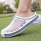 thumbnail image 2 of 2024 zapatos de mujer zapatillas de playa Unisex ahuecadas Casual pareja playa sandalia chanclas zapatos antideslizantes zapatillas para hombre, 2 of 4