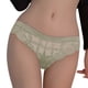 thumbnail image 1 of Gibobby Ropa interior bikini elástica para mujer Logo de personalizado, Tangas a rayas de cintura , Bikini , tangas personalizadas, ropa interior de mujer, bragas, Tanga de al(Verde， S), 1 of 4
