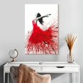 thumbnail image 2 of Elephant Stock Rose Dance Wall Art - Vertical Canvas Wall Art - Hallway Wall Decor - Dance Canvas - White And Red Decor By Ashvin Harrison - 20" x 30", 2 of 8